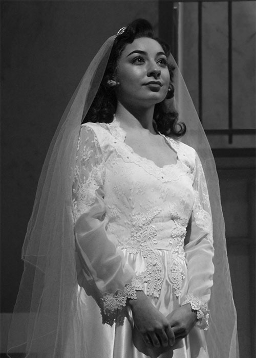 White period wedding dress Betty Blue Eyes